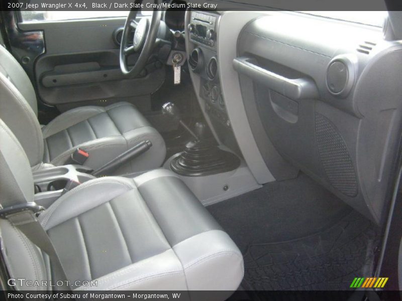Black / Dark Slate Gray/Medium Slate Gray 2007 Jeep Wrangler X 4x4