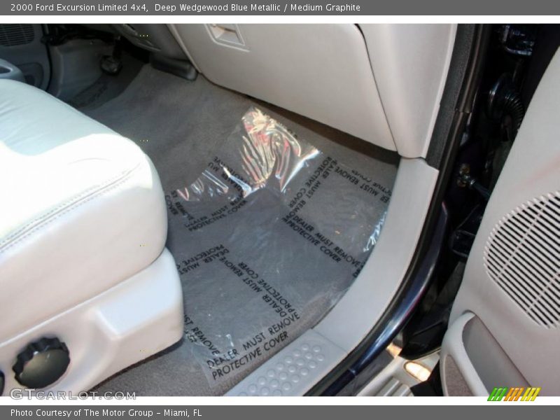 Deep Wedgewood Blue Metallic / Medium Graphite 2000 Ford Excursion Limited 4x4