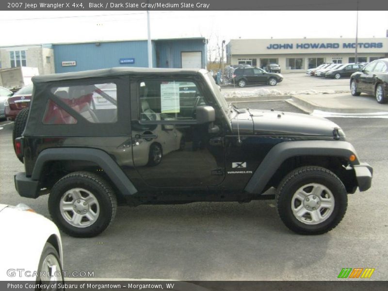 Black / Dark Slate Gray/Medium Slate Gray 2007 Jeep Wrangler X 4x4