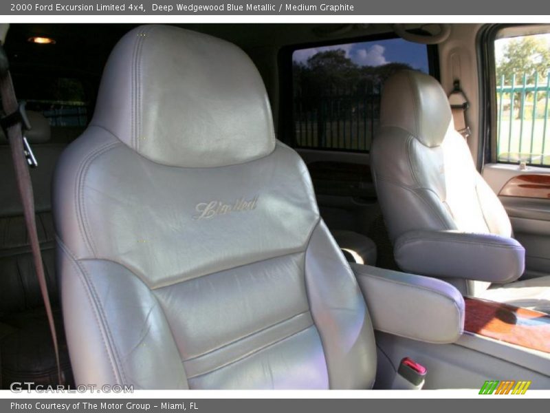 Deep Wedgewood Blue Metallic / Medium Graphite 2000 Ford Excursion Limited 4x4