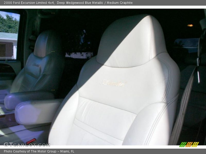 Deep Wedgewood Blue Metallic / Medium Graphite 2000 Ford Excursion Limited 4x4