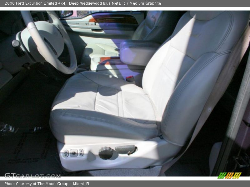 Deep Wedgewood Blue Metallic / Medium Graphite 2000 Ford Excursion Limited 4x4