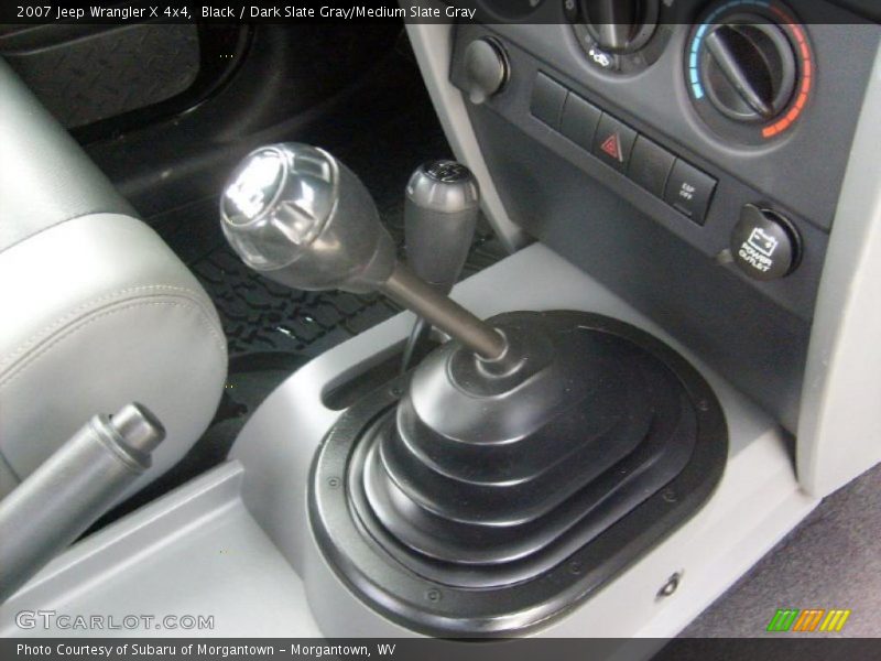 Black / Dark Slate Gray/Medium Slate Gray 2007 Jeep Wrangler X 4x4