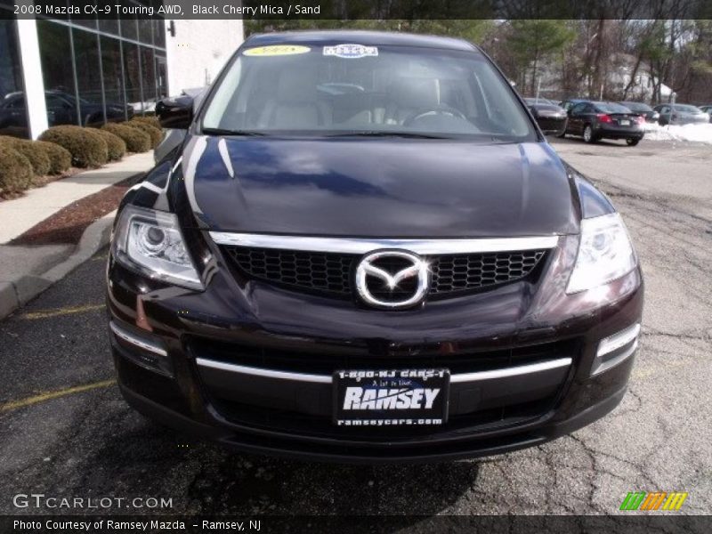 Black Cherry Mica / Sand 2008 Mazda CX-9 Touring AWD