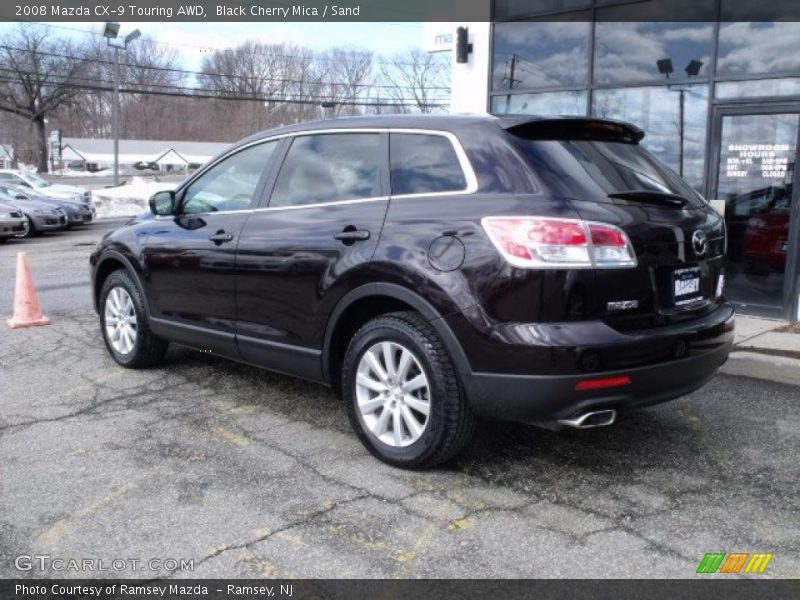 Black Cherry Mica / Sand 2008 Mazda CX-9 Touring AWD