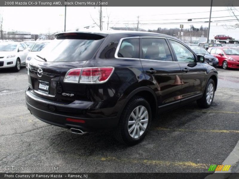 Black Cherry Mica / Sand 2008 Mazda CX-9 Touring AWD
