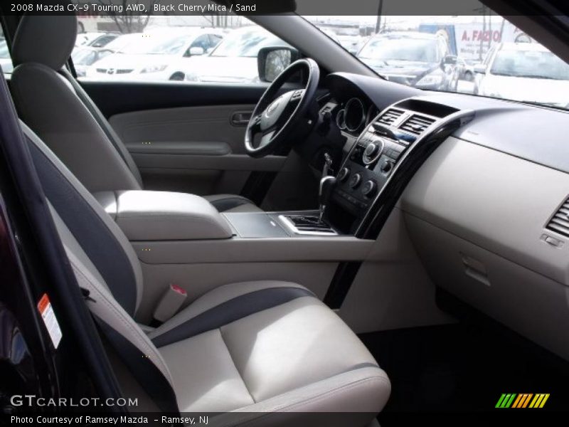 Black Cherry Mica / Sand 2008 Mazda CX-9 Touring AWD