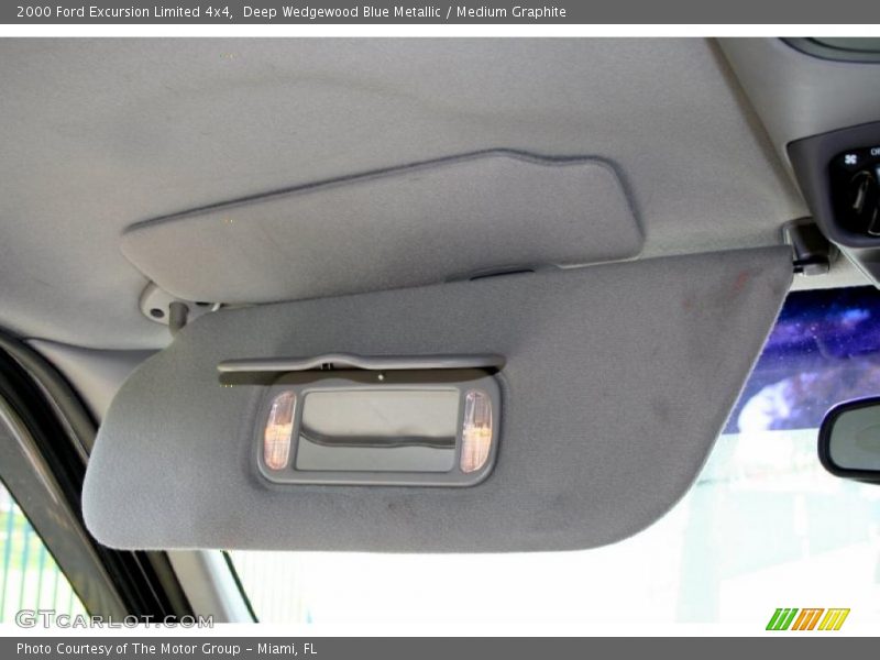 Deep Wedgewood Blue Metallic / Medium Graphite 2000 Ford Excursion Limited 4x4