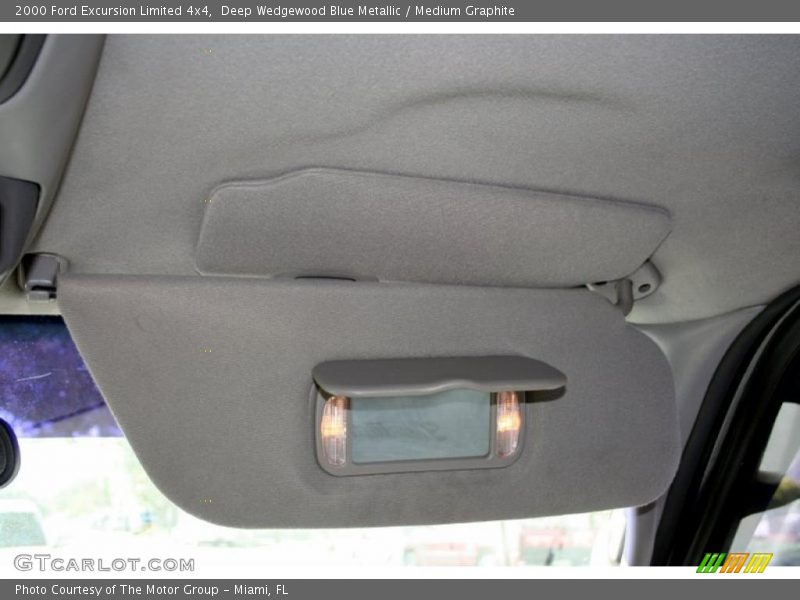 Deep Wedgewood Blue Metallic / Medium Graphite 2000 Ford Excursion Limited 4x4