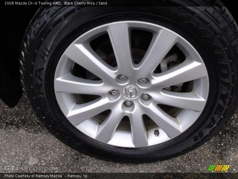 Black Cherry Mica / Sand 2008 Mazda CX-9 Touring AWD