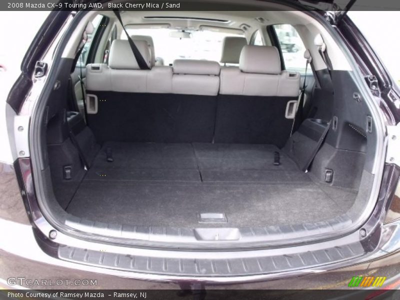 Black Cherry Mica / Sand 2008 Mazda CX-9 Touring AWD