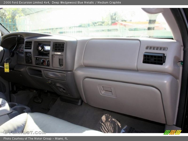Deep Wedgewood Blue Metallic / Medium Graphite 2000 Ford Excursion Limited 4x4