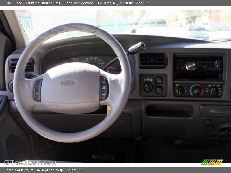 Deep Wedgewood Blue Metallic / Medium Graphite 2000 Ford Excursion Limited 4x4