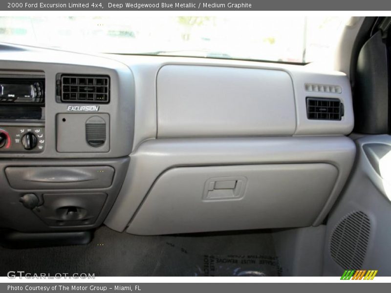 Deep Wedgewood Blue Metallic / Medium Graphite 2000 Ford Excursion Limited 4x4