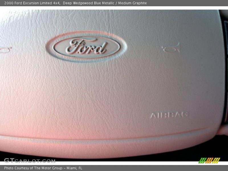 Deep Wedgewood Blue Metallic / Medium Graphite 2000 Ford Excursion Limited 4x4