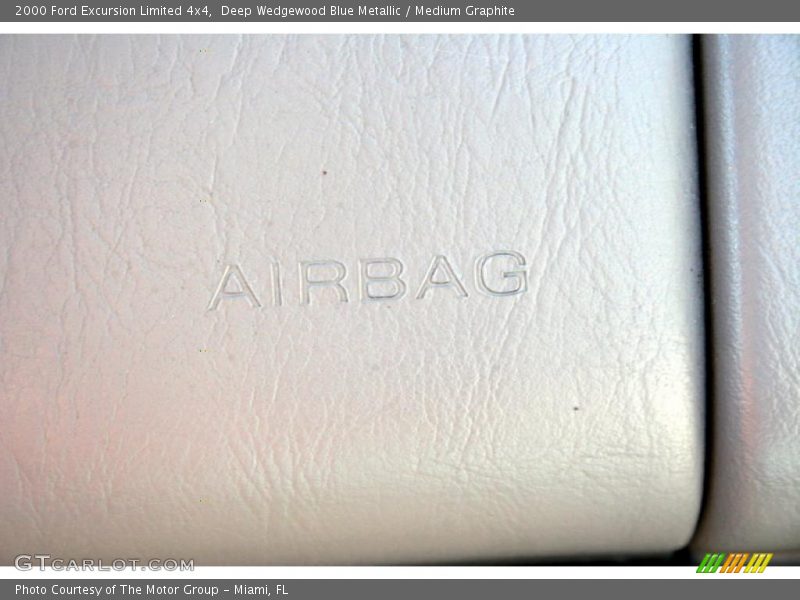 Deep Wedgewood Blue Metallic / Medium Graphite 2000 Ford Excursion Limited 4x4