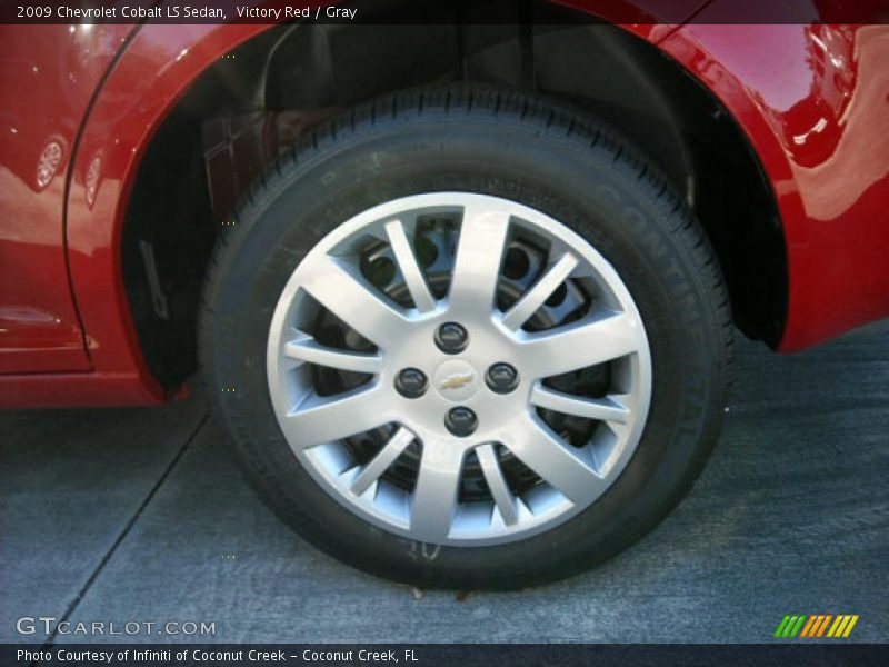 Victory Red / Gray 2009 Chevrolet Cobalt LS Sedan