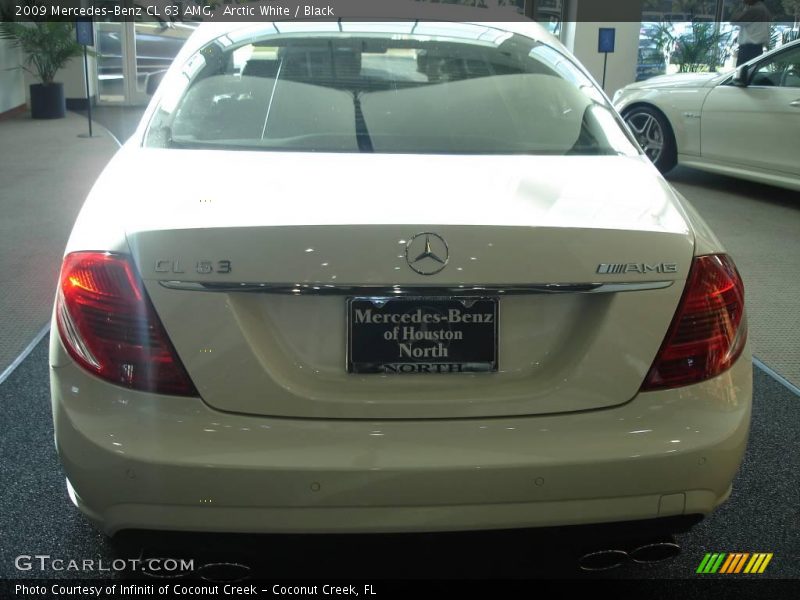 Arctic White / Black 2009 Mercedes-Benz CL 63 AMG