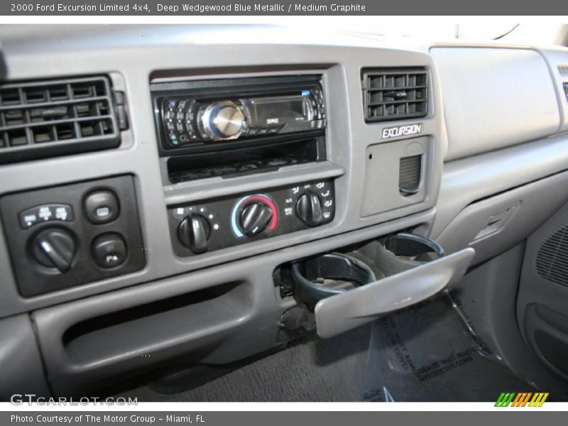 Deep Wedgewood Blue Metallic / Medium Graphite 2000 Ford Excursion Limited 4x4