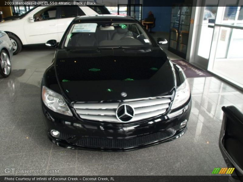 Black / Black 2009 Mercedes-Benz CL 550 4Matic