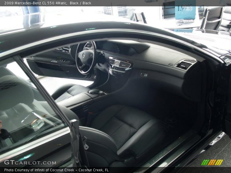 Black / Black 2009 Mercedes-Benz CL 550 4Matic