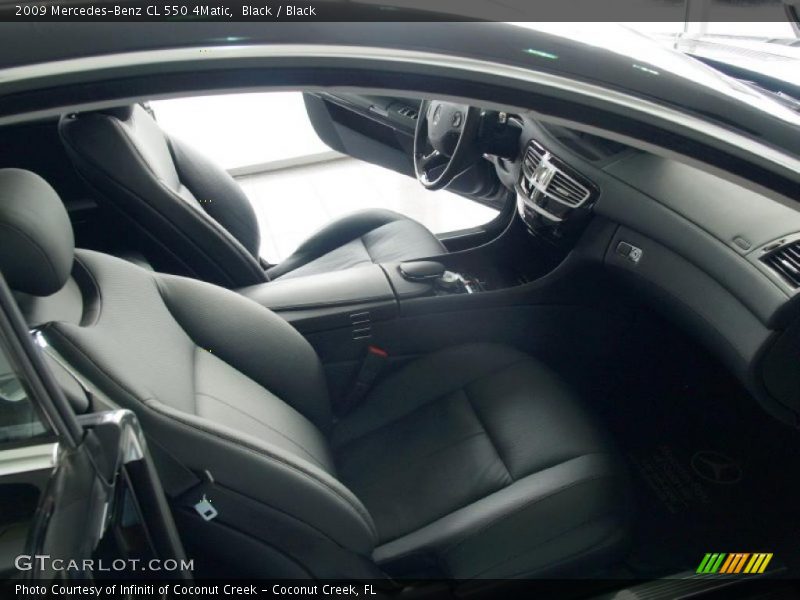Black / Black 2009 Mercedes-Benz CL 550 4Matic