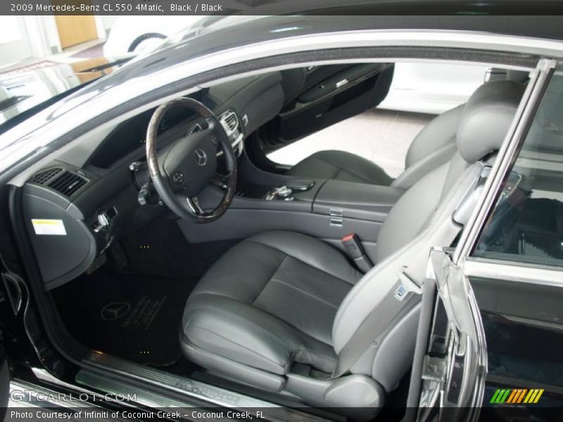 Black / Black 2009 Mercedes-Benz CL 550 4Matic