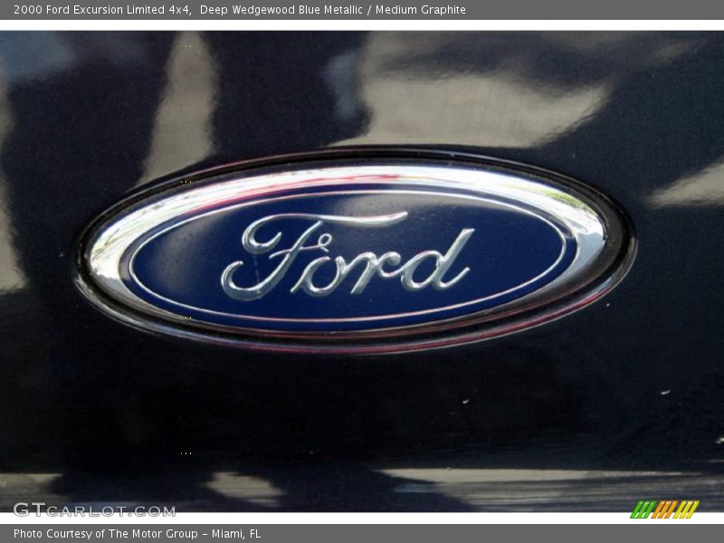Deep Wedgewood Blue Metallic / Medium Graphite 2000 Ford Excursion Limited 4x4