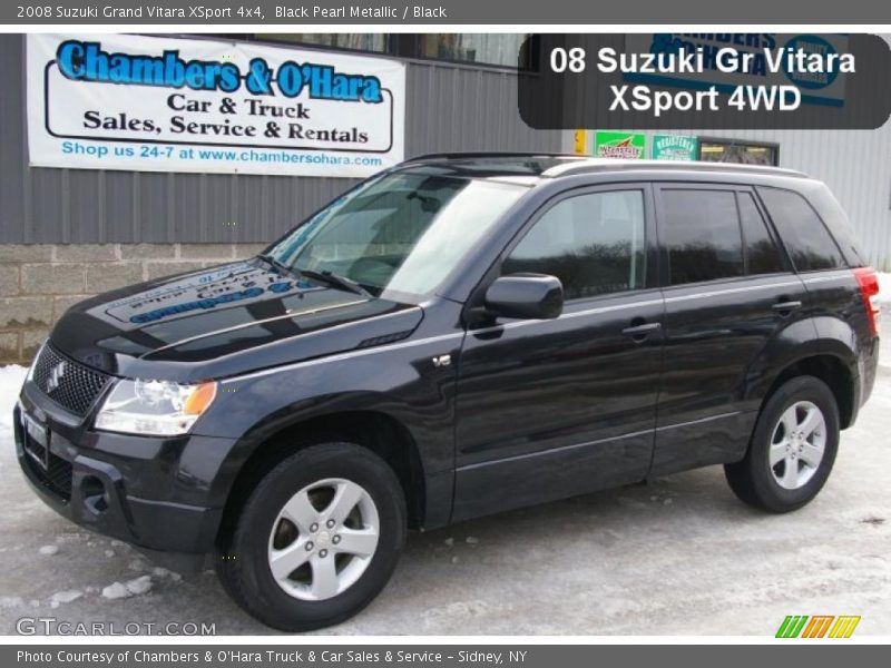 Black Pearl Metallic / Black 2008 Suzuki Grand Vitara XSport 4x4