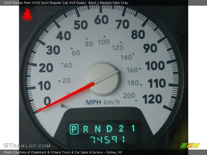 Black / Medium Slate Gray 2006 Dodge Ram 3500 Sport Regular Cab 4x4 Dually