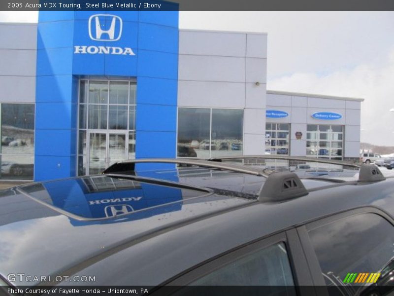 Steel Blue Metallic / Ebony 2005 Acura MDX Touring
