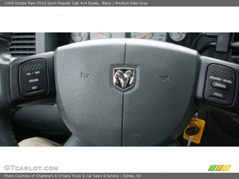 Black / Medium Slate Gray 2006 Dodge Ram 3500 Sport Regular Cab 4x4 Dually