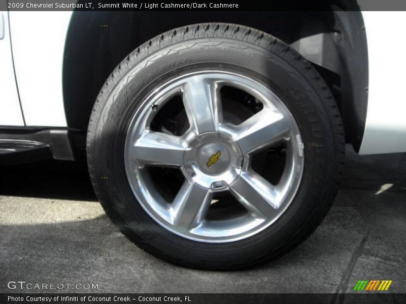 Summit White / Light Cashmere/Dark Cashmere 2009 Chevrolet Suburban LT