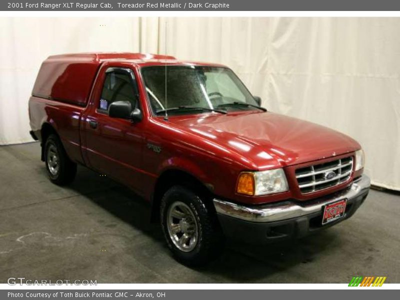 Toreador Red Metallic / Dark Graphite 2001 Ford Ranger XLT Regular Cab