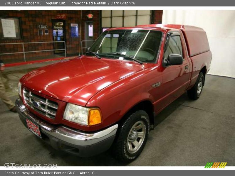 Toreador Red Metallic / Dark Graphite 2001 Ford Ranger XLT Regular Cab