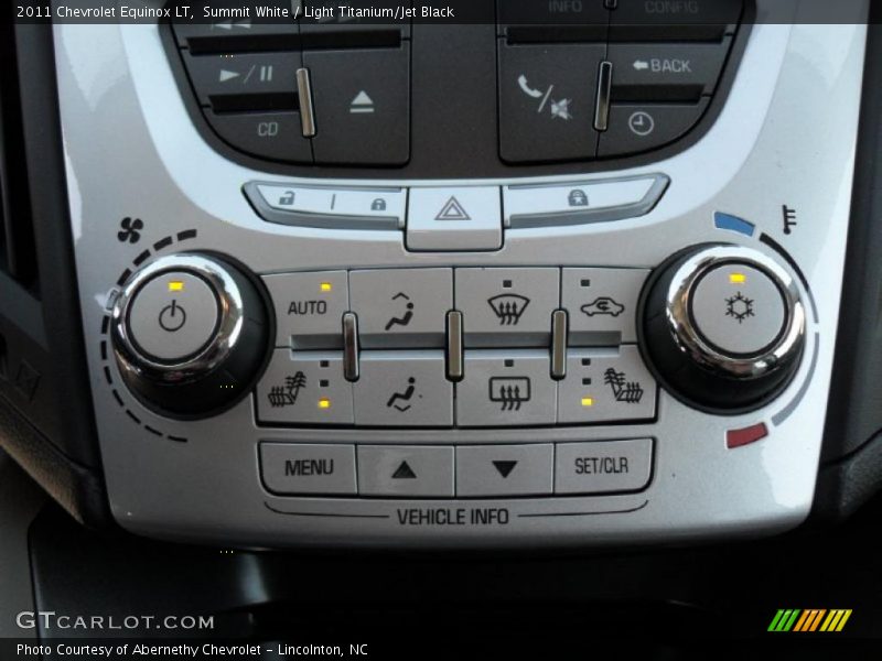 Controls of 2011 Equinox LT