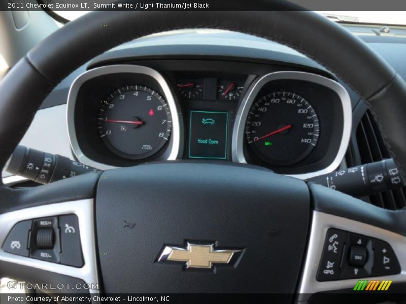Summit White / Light Titanium/Jet Black 2011 Chevrolet Equinox LT
