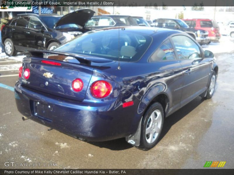 Imperial Blue Metallic / Ebony 2008 Chevrolet Cobalt LT Coupe