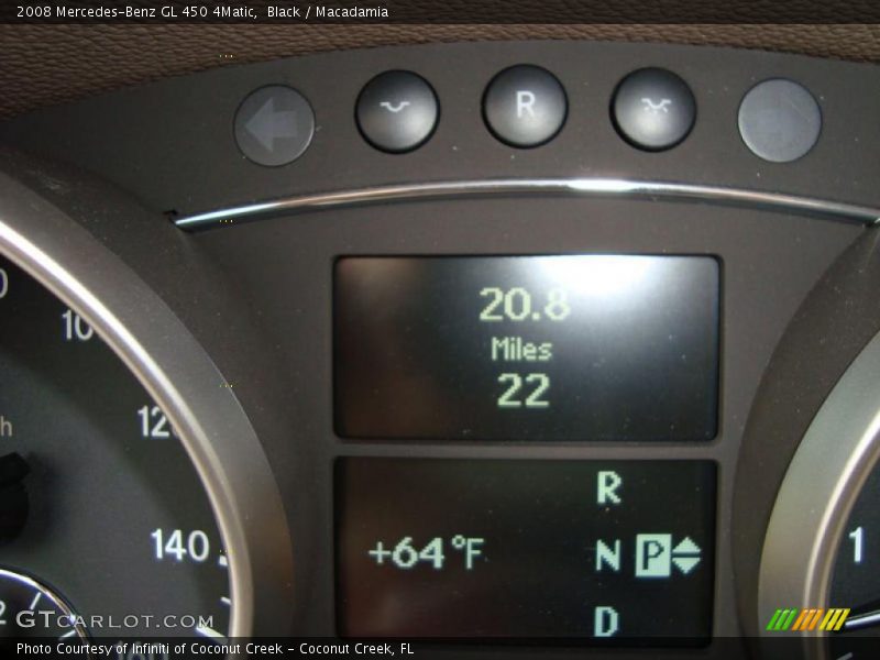 Black / Macadamia 2008 Mercedes-Benz GL 450 4Matic