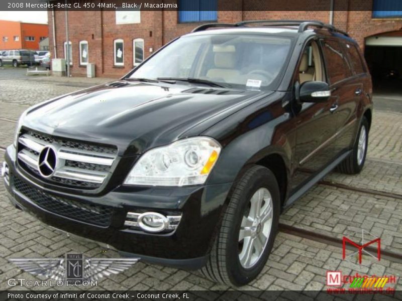 Black / Macadamia 2008 Mercedes-Benz GL 450 4Matic