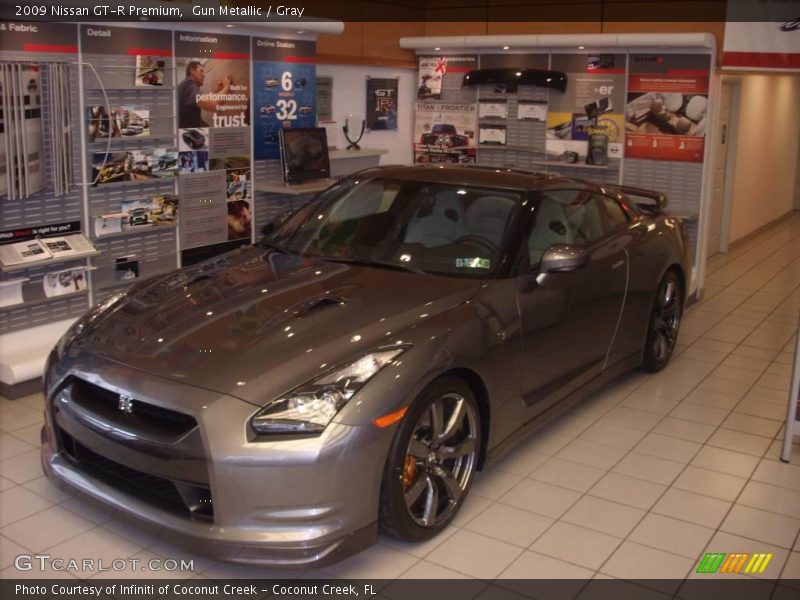 Gun Metallic / Gray 2009 Nissan GT-R Premium
