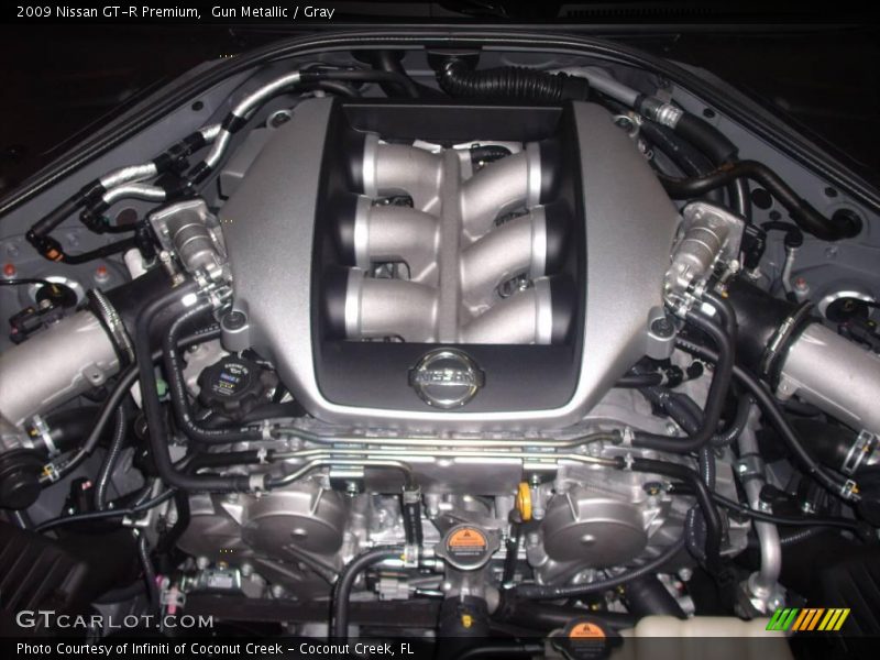  2009 GT-R Premium Engine - 3.8 Liter Twin-Turbocharged DOHC 24-Valve CVTCS V6 (VR38DETT)