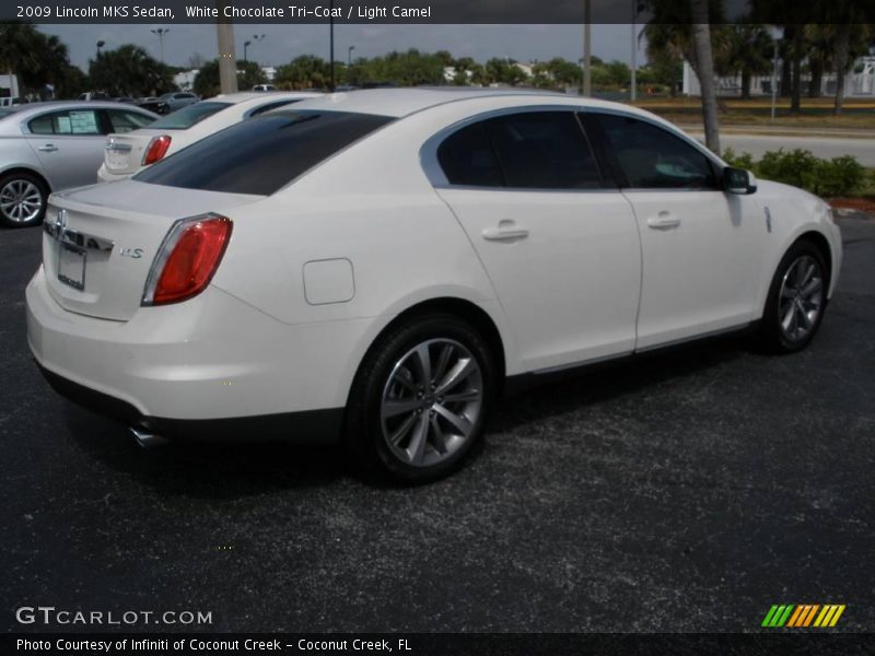 White Chocolate Tri-Coat / Light Camel 2009 Lincoln MKS Sedan
