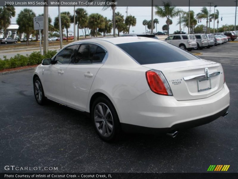 White Chocolate Tri-Coat / Light Camel 2009 Lincoln MKS Sedan