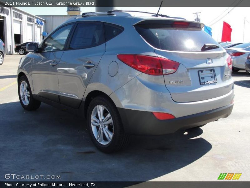 Graphite Gray / Black 2011 Hyundai Tucson GLS