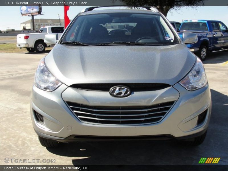Graphite Gray / Black 2011 Hyundai Tucson GLS