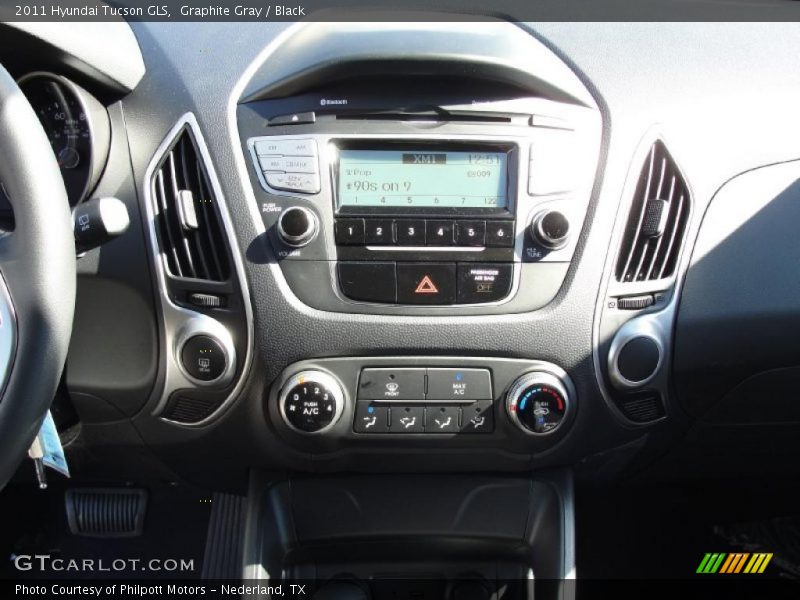 Graphite Gray / Black 2011 Hyundai Tucson GLS