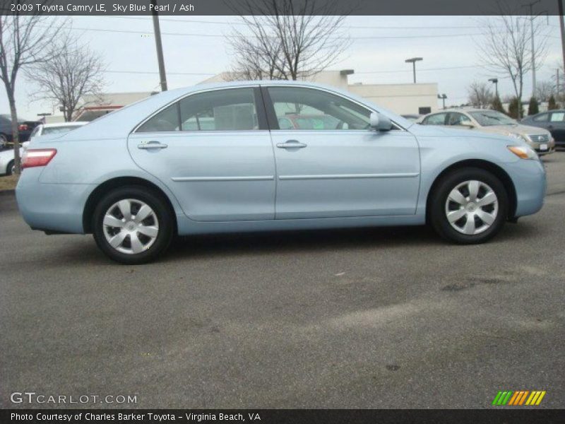 Sky Blue Pearl / Ash 2009 Toyota Camry LE