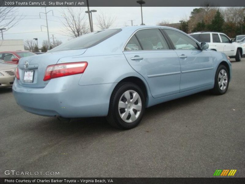 Sky Blue Pearl / Ash 2009 Toyota Camry LE