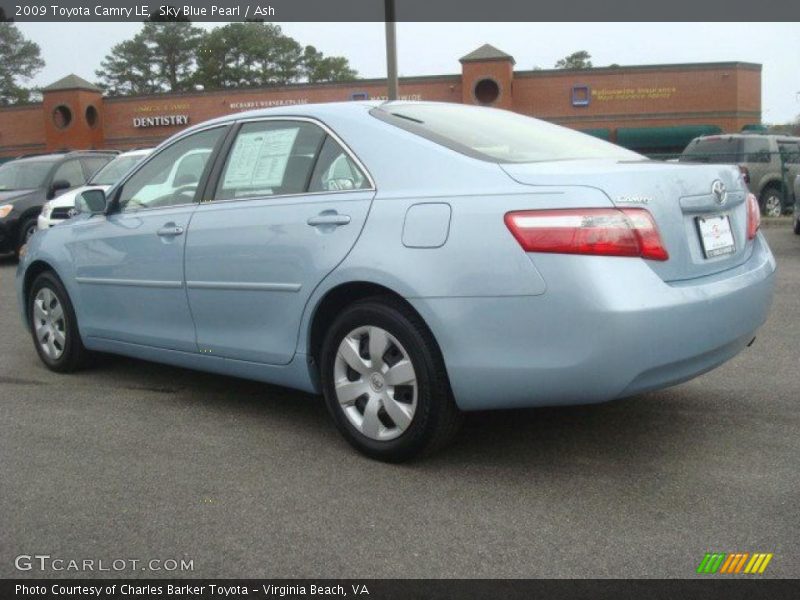 Sky Blue Pearl / Ash 2009 Toyota Camry LE